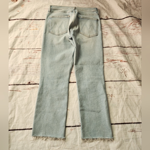 Mother The Mid Rise Dazzler Crop Fray Size 30 - Picture 4 of 9
